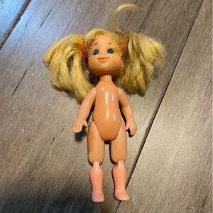 Vintage 1977 Sunshine Family Big Sister Doll Toddler Sweets Mattel 4 1/2" blonde